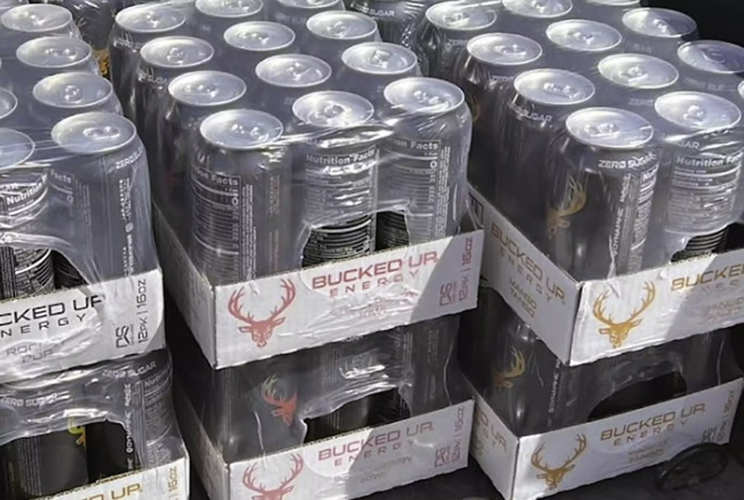 Specialty Bucked Up Energy drinks available for delivery