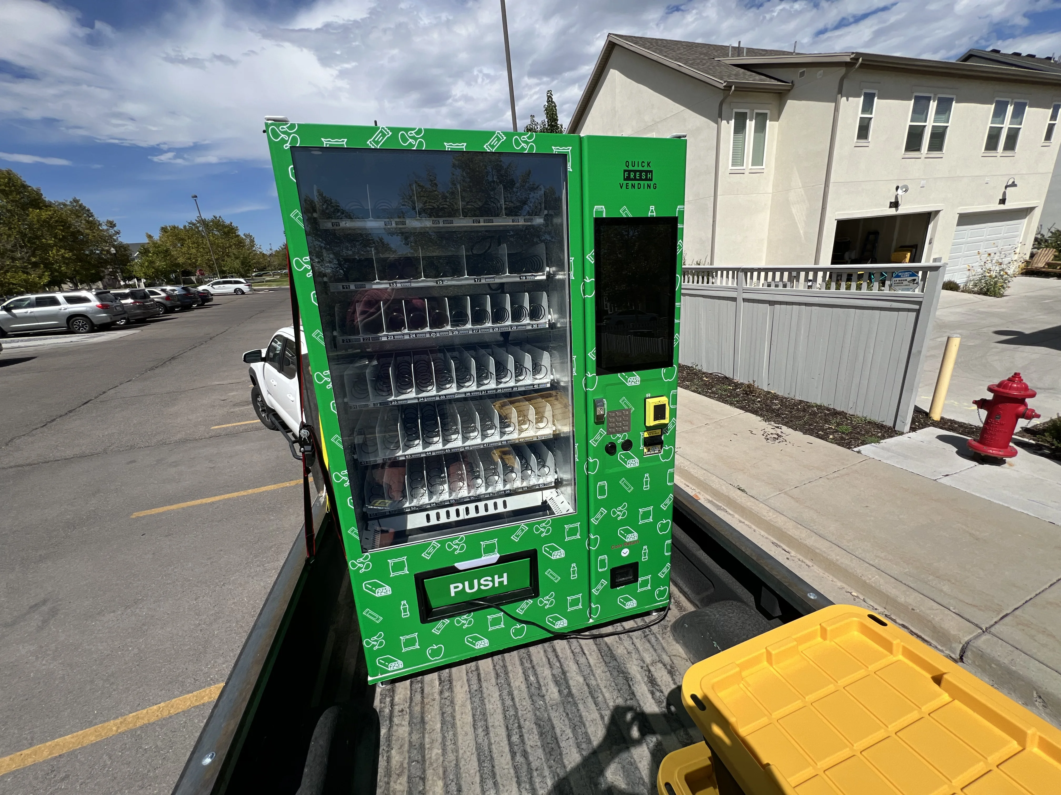 Utah vending machine moving professionals transporting commercial vending equipment with secure transport methods and fully insured relocation services